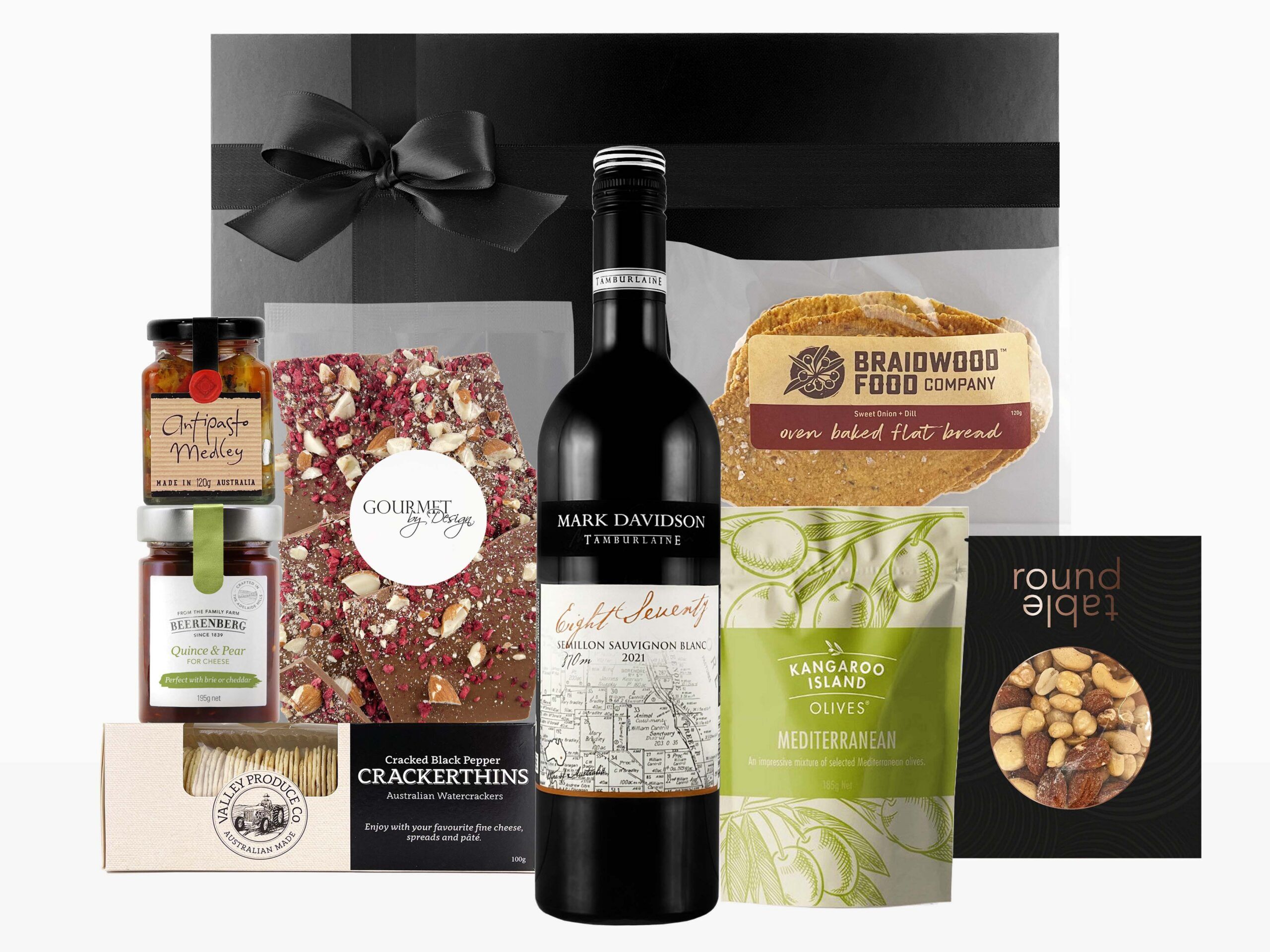 White Wine, chocolate & Antipasto