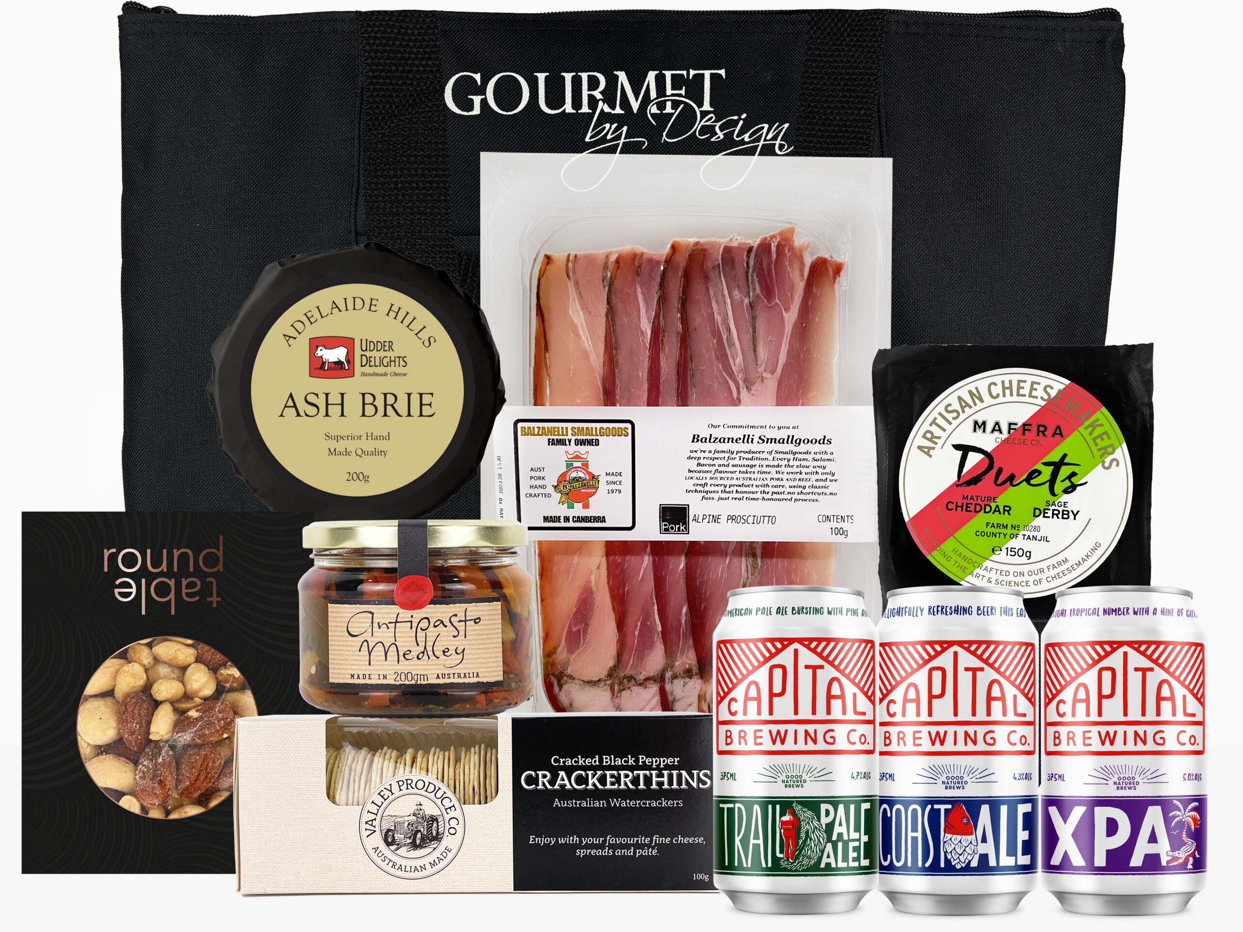 Market Deli Beer Tote Hamper (Canberra only delivery)