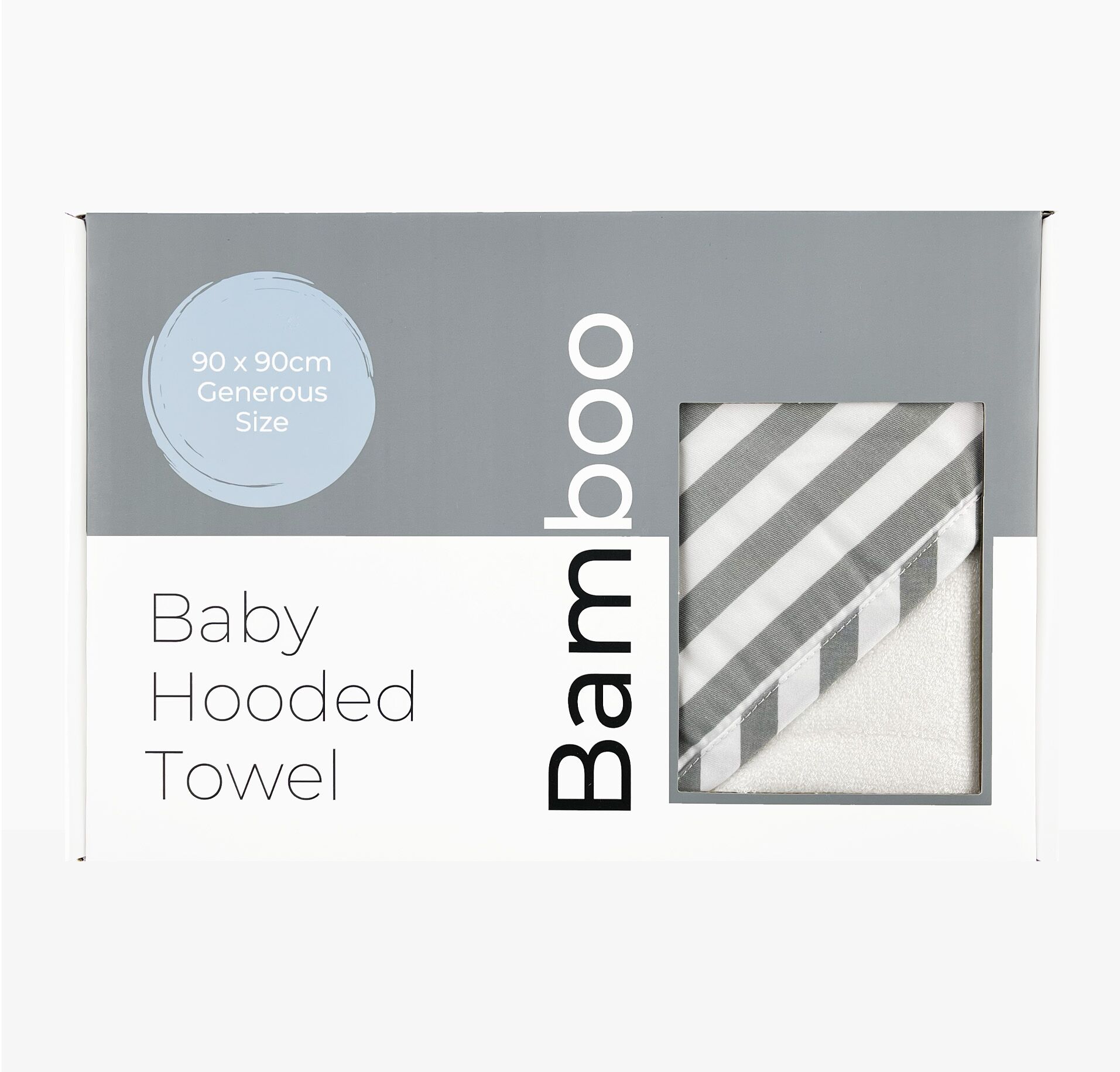 Bamboo Hooded Towel - Grey