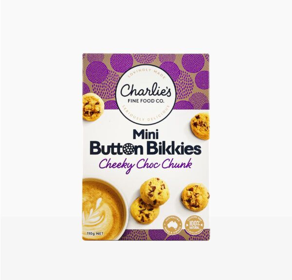 Charlie's Mini Button Bikkies Cheeky Choc Chunk