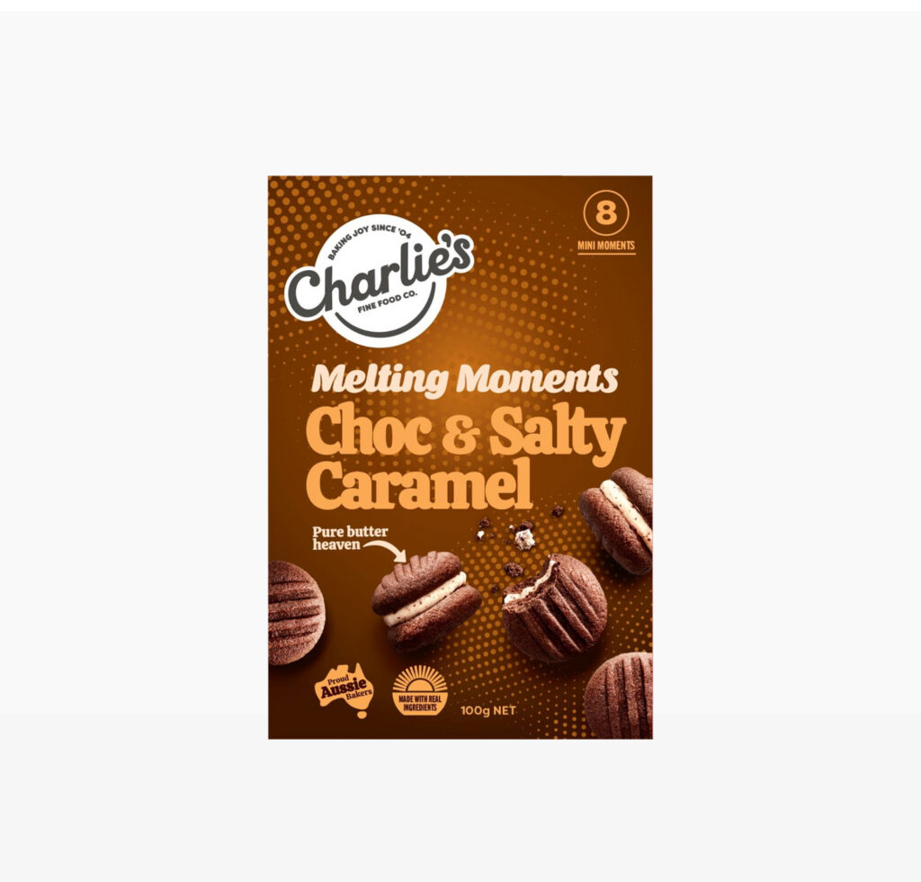 Choc & Salty Caramel Melting Moments