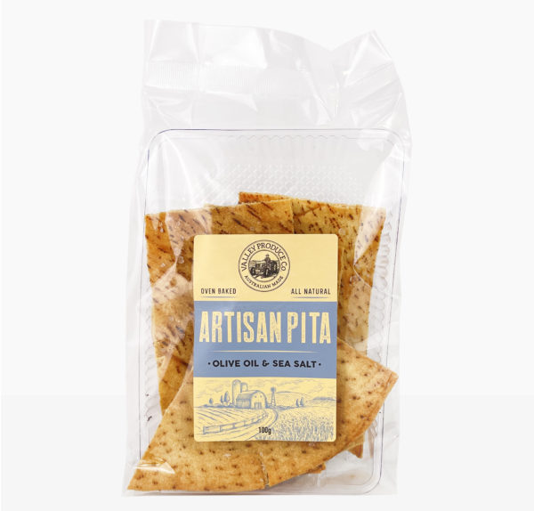 Valley Product Co Olive oil and seasalt pita