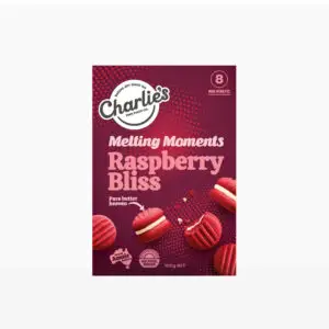 Charlie’s Raspberry Melting moments 100g