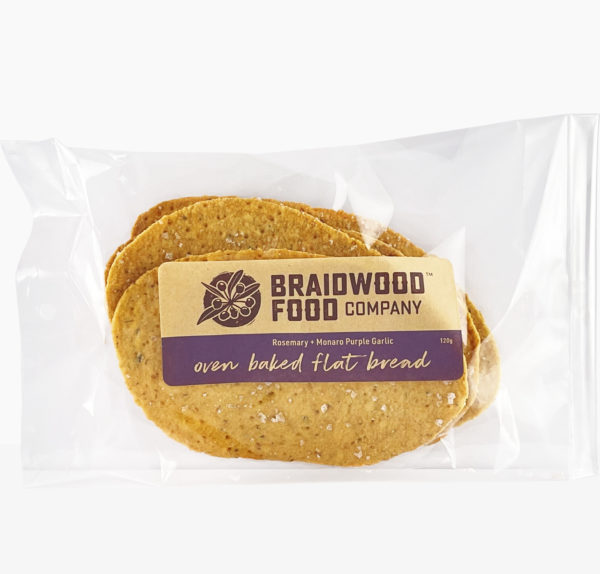 Braidwood Food Rosemary & Monaro Purple Flatbread