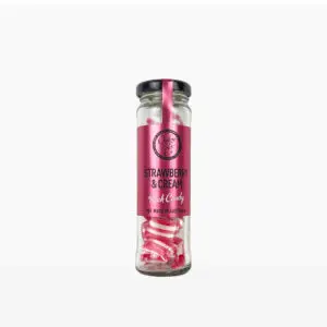Strawberry Cream Rock Candy