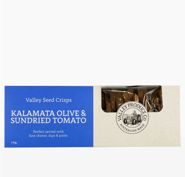 Valley Produce Co. Kalamata Olive & Sundried Tomato Seed Crisps