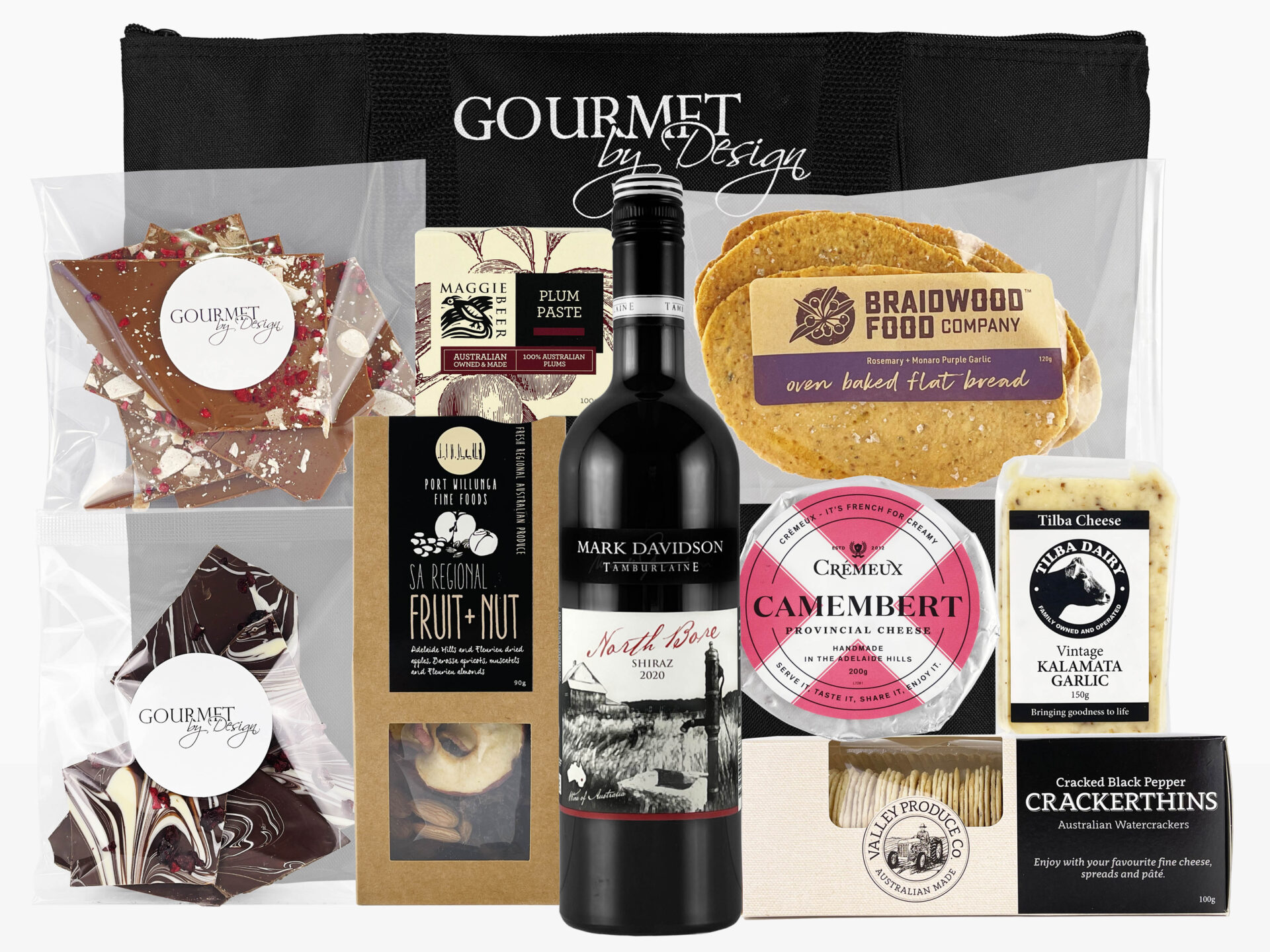 Red Wine, Cheese & Chocolate Tote Hamper (Canberra Delivery Only ...