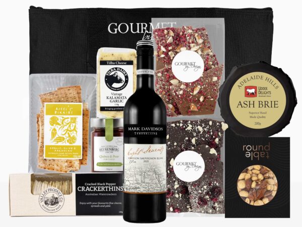 White Wine, Cheese & Chocolate Tote Hamper