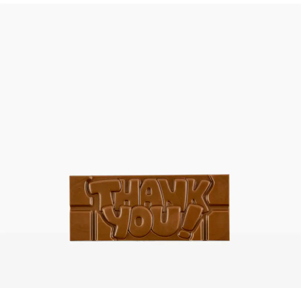 Thank You Chocolate Bar