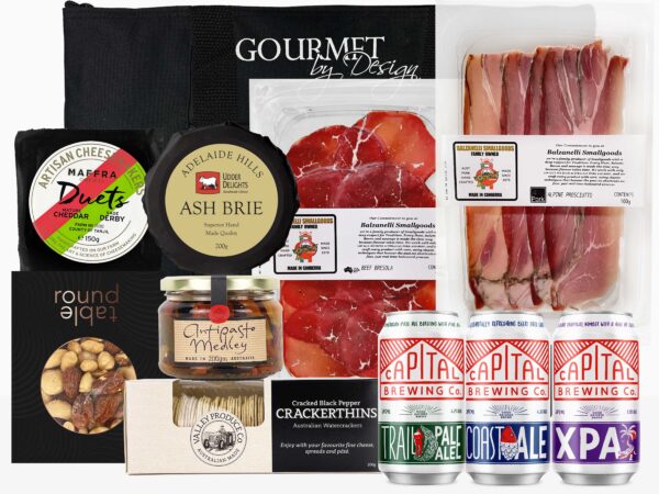 Market Deli Beer Tote Hamper (Canberra only delivery)