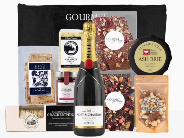 Moet, Cheese & Chocolate Tote Hamper