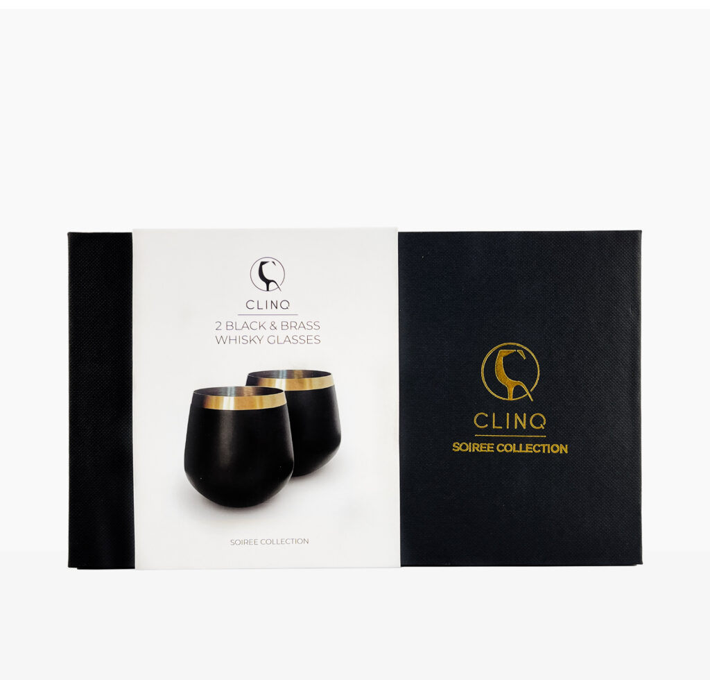 Black Whiskey Glasses