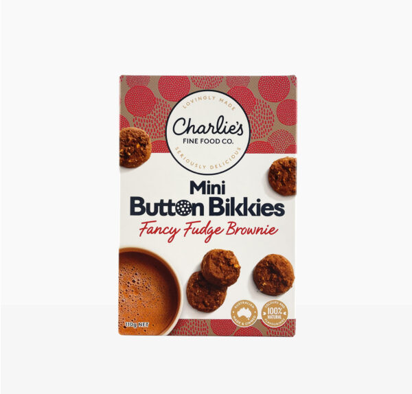 Charlie's Fudge Brownie Button Bikkies