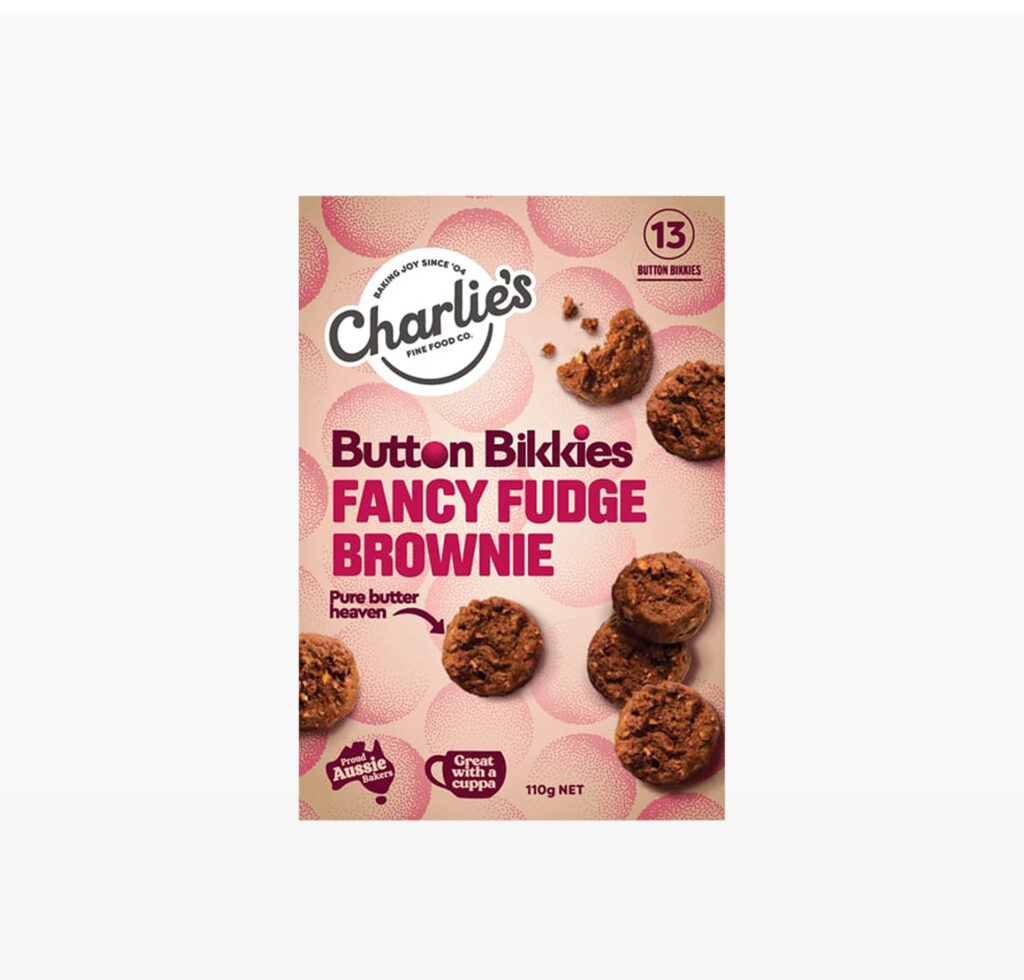 Fudge Brownie Button Bikkies