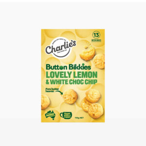 Lemon White Choc Button Bikkies