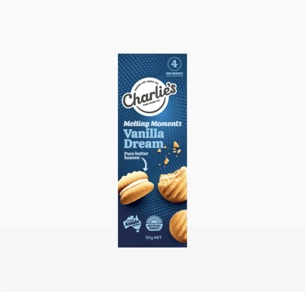 Charlie's Vanilla Dream Melting Moments 50g
