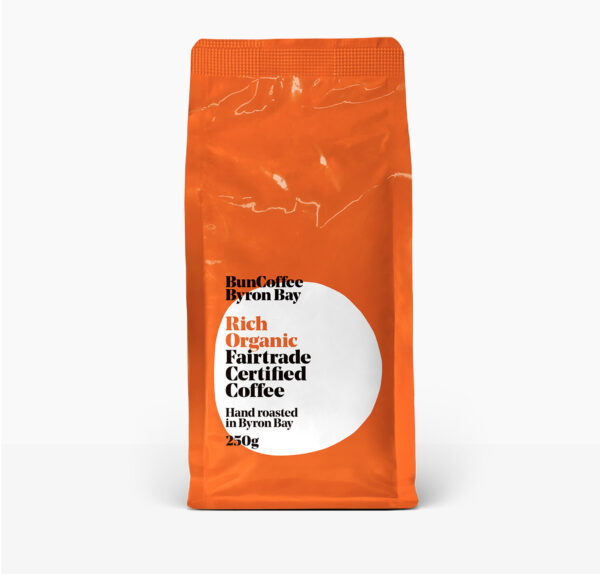 100 % Certified Organic Beans Bun Coffee