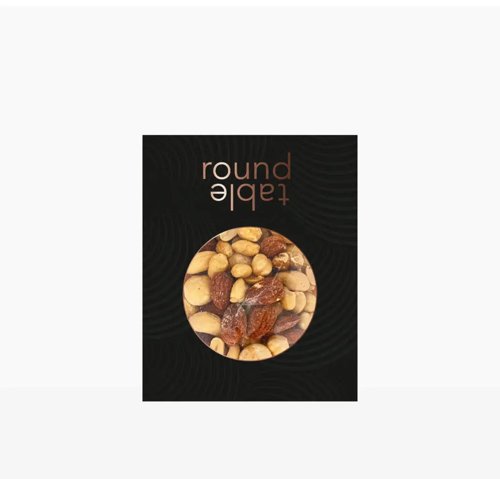 Mixed Salted Nuts Round Table Grazing