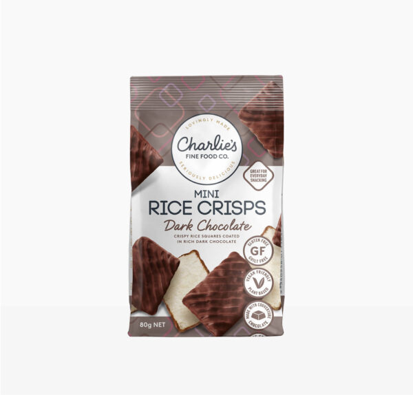 Charlie's Dark Choc Rice Crisps