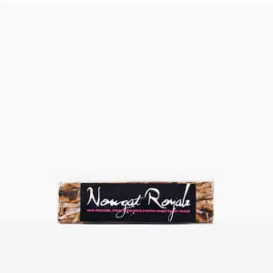 Dark Chocolate, cherry & toasted coconut nougat royale