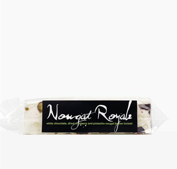 Nougat Royale White Chocolate Cranberry Pistachio Nougat