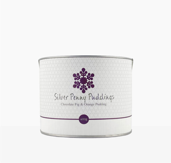 Silver Penny Chocolate, Fig & Orange Pudding - 400g