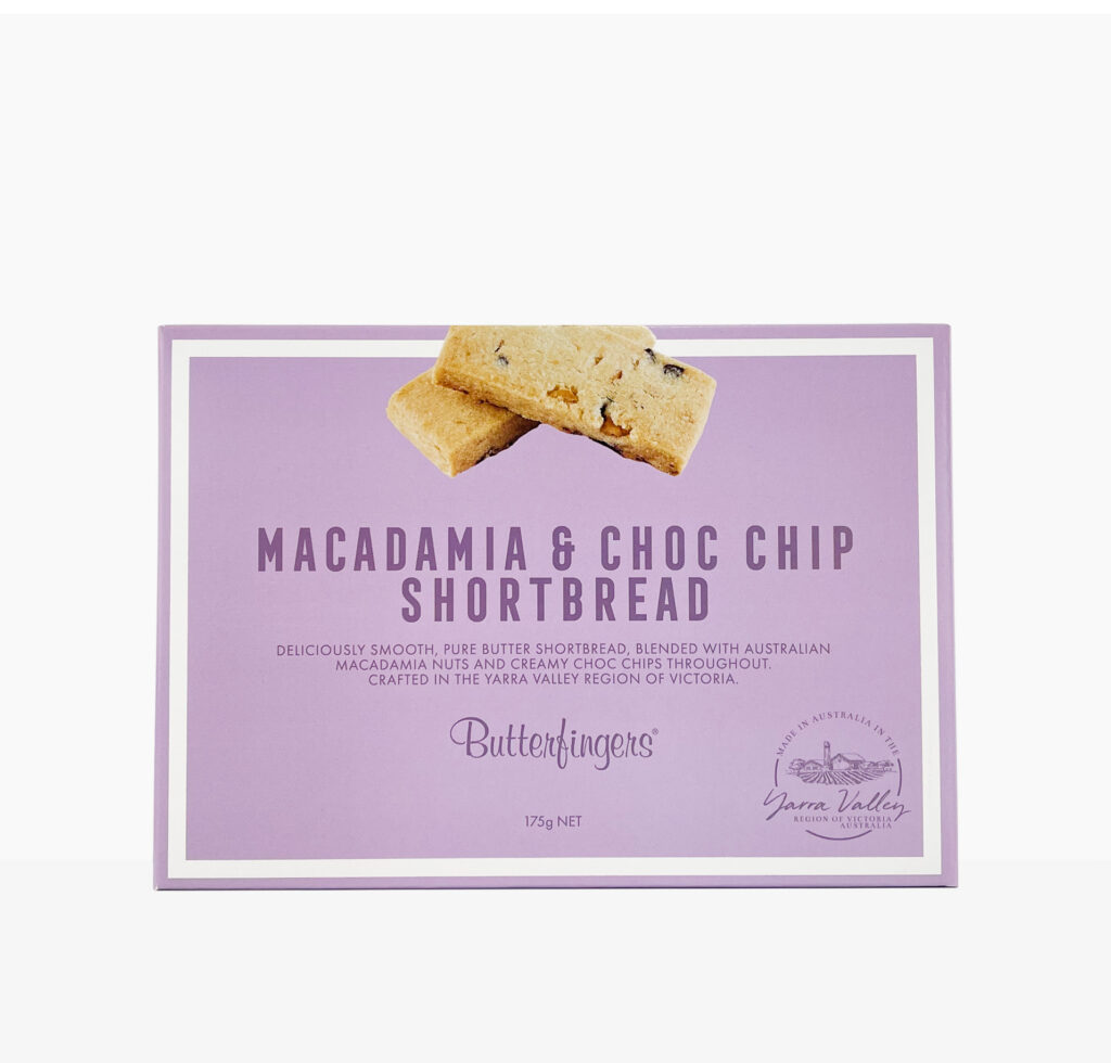 Macadamia & Choc Chip Shortbread