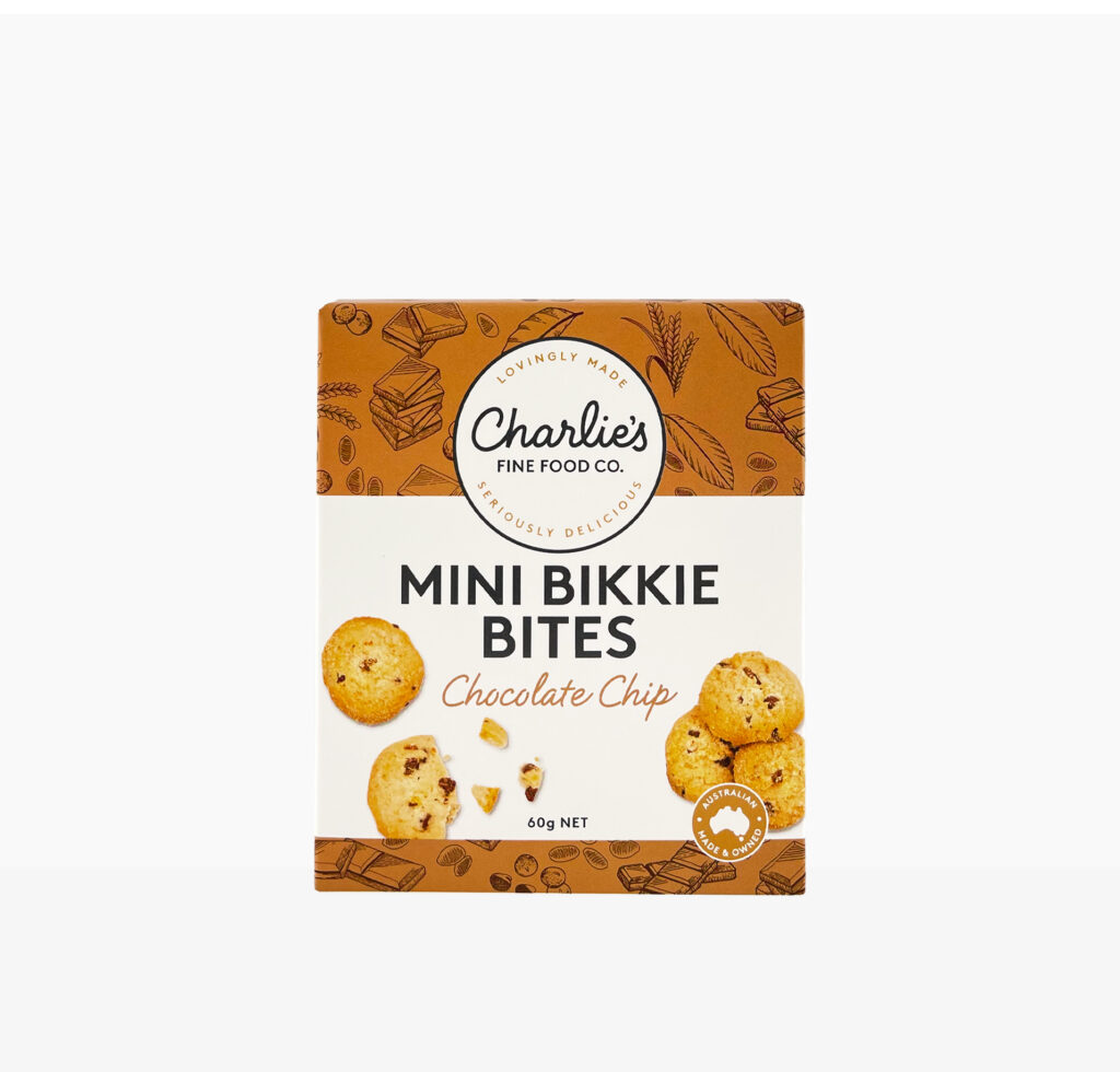 Choc Chip Mini Bikkie Bites Charlie's