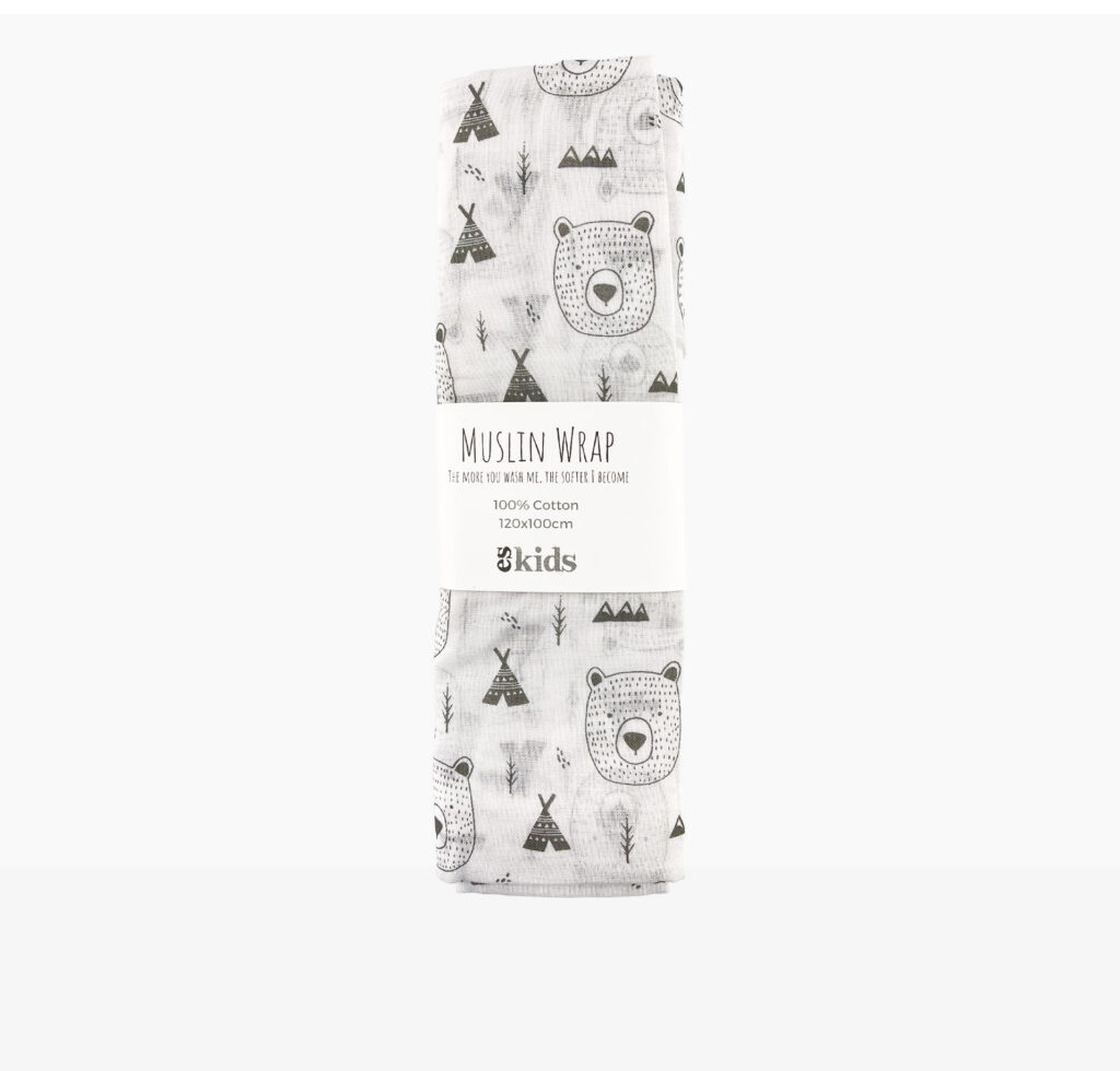 Bear Muslin Wrap