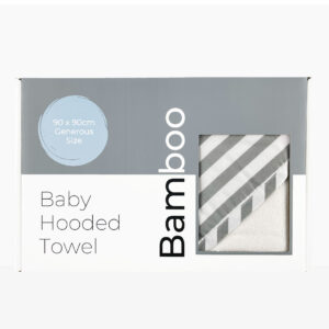 Grey Bamboo Hooded Towel