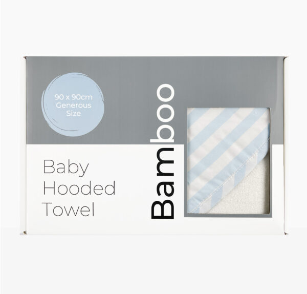 Bamboo Hooded Towel - Blue