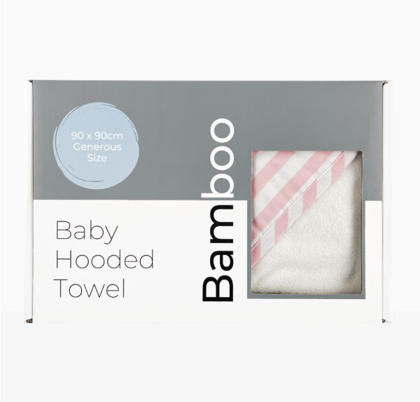 Bamboo Hooded Towel - Pink
