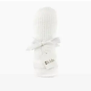 White Cotton Baby Blanket
