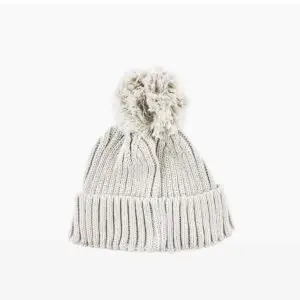 Knitted Baby Beanie Grey