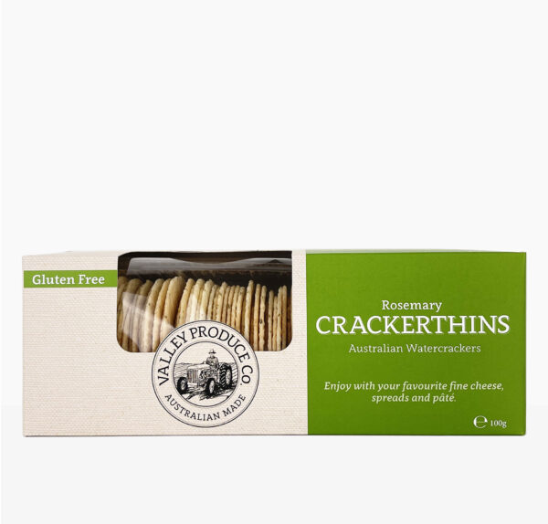 Gluten Free Rosemary Crackerthins
