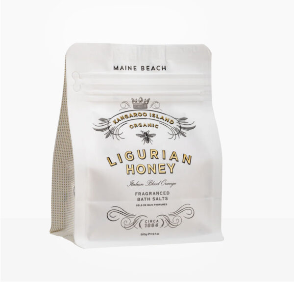 Ligurian Honey Bath Salts pouch