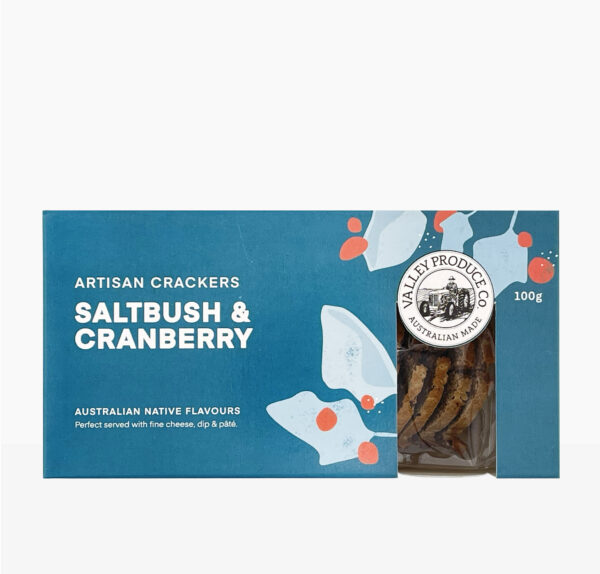 Saltbush & Cranberry Artisan Crackers