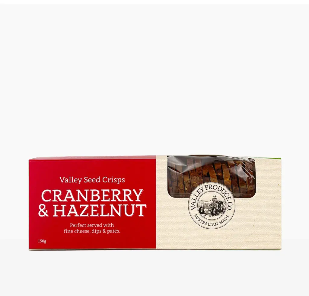Cranberry & Hazelnut Seed Crisps