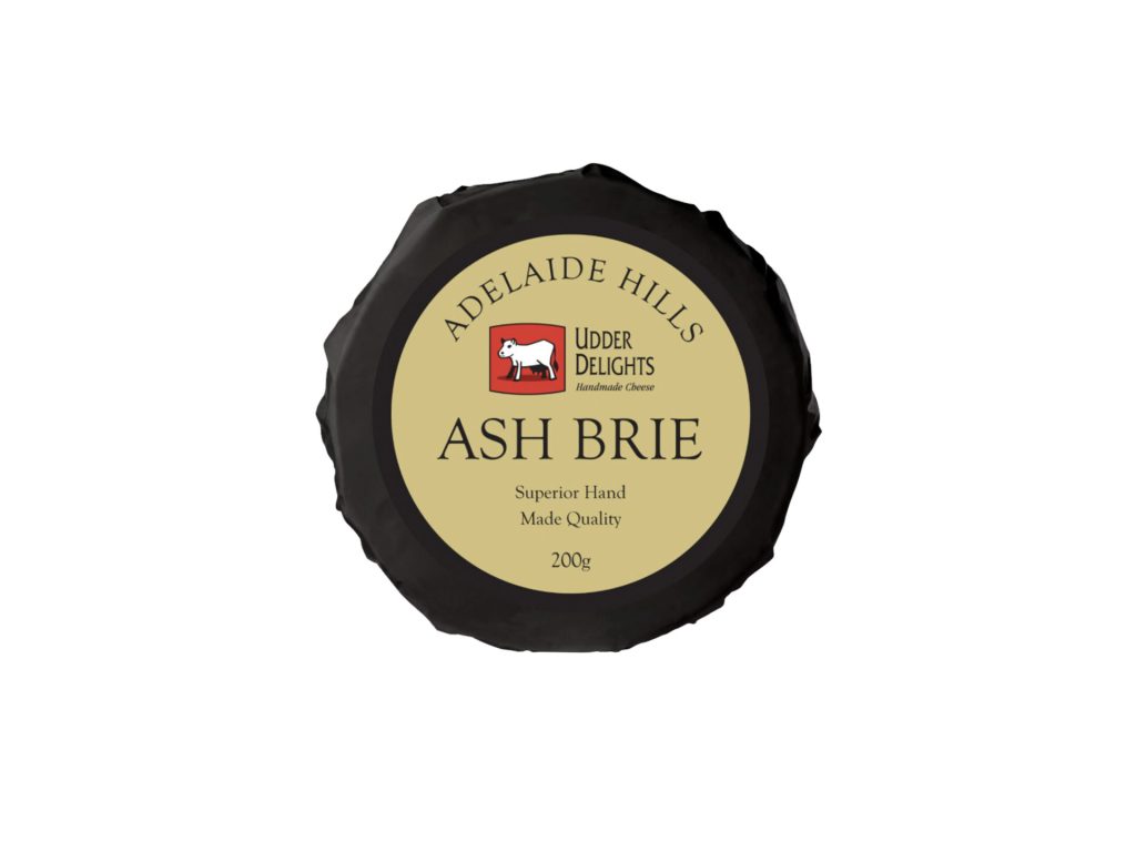 Udder Delights Ash Brie (Canberra only Delivery)