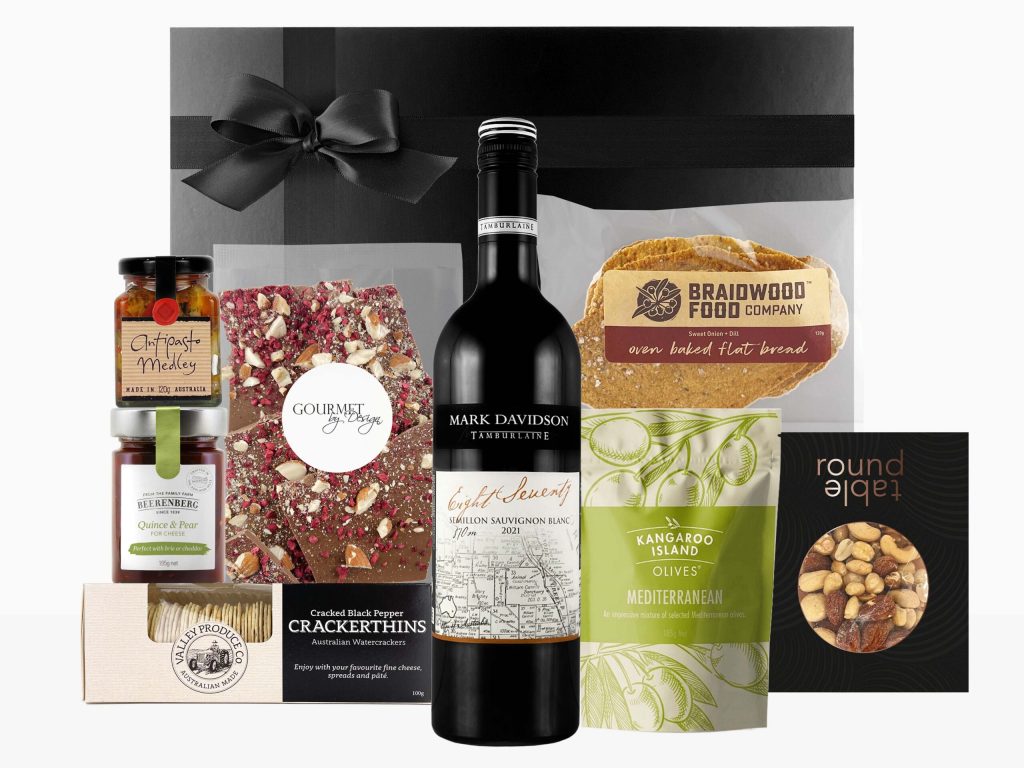 White Wine, Antipasto & Chocolate Hamper