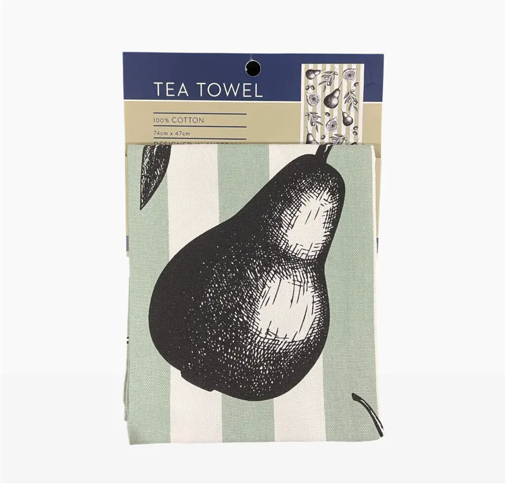 Fig & Pear Tea Towel