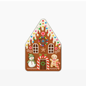 Christmas House Shortbread Tin